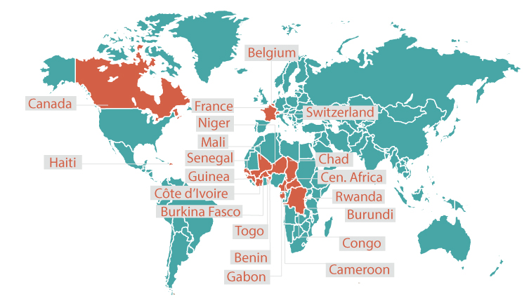 French lang map